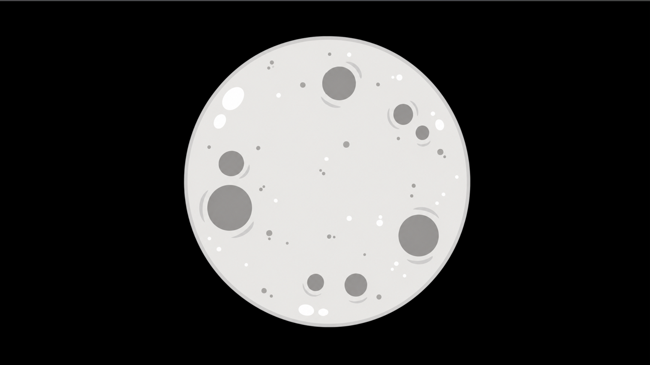 Flower Moon sensory session moon image for PMLD and complex needs