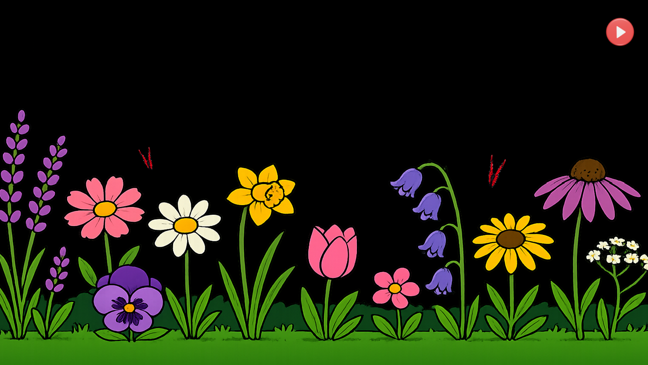 Spring flowers for the Flower Moon sensory session