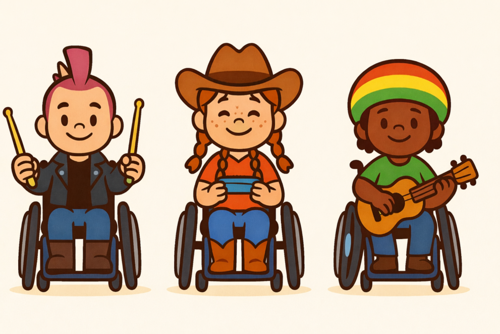 Feel the Music sensory session exploring musical genres through music and touch