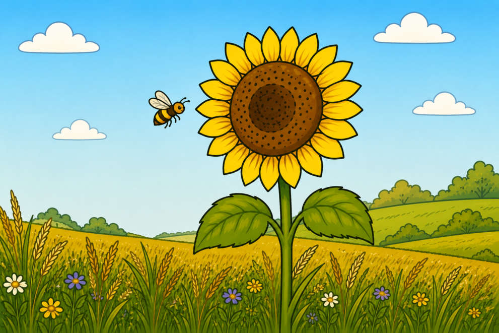 Sunflower sensory hand massage resource for learners with PMLD and complex needs.